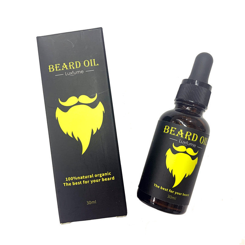 GLOW ROLLER™ Luxfume Beard Oil for Men – Beard Growth & Conditioning Serum - The Glow Roller