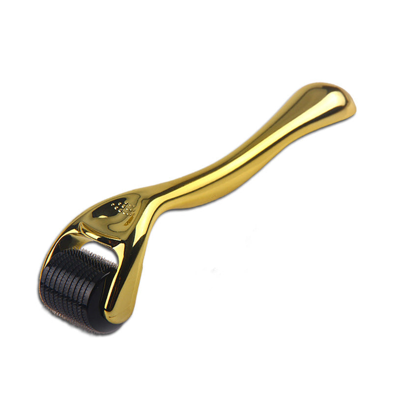 GLOW ROLLER™ 540 Gold Titanium Derma Roller – Premium Microneedling Tool - The Glow Roller