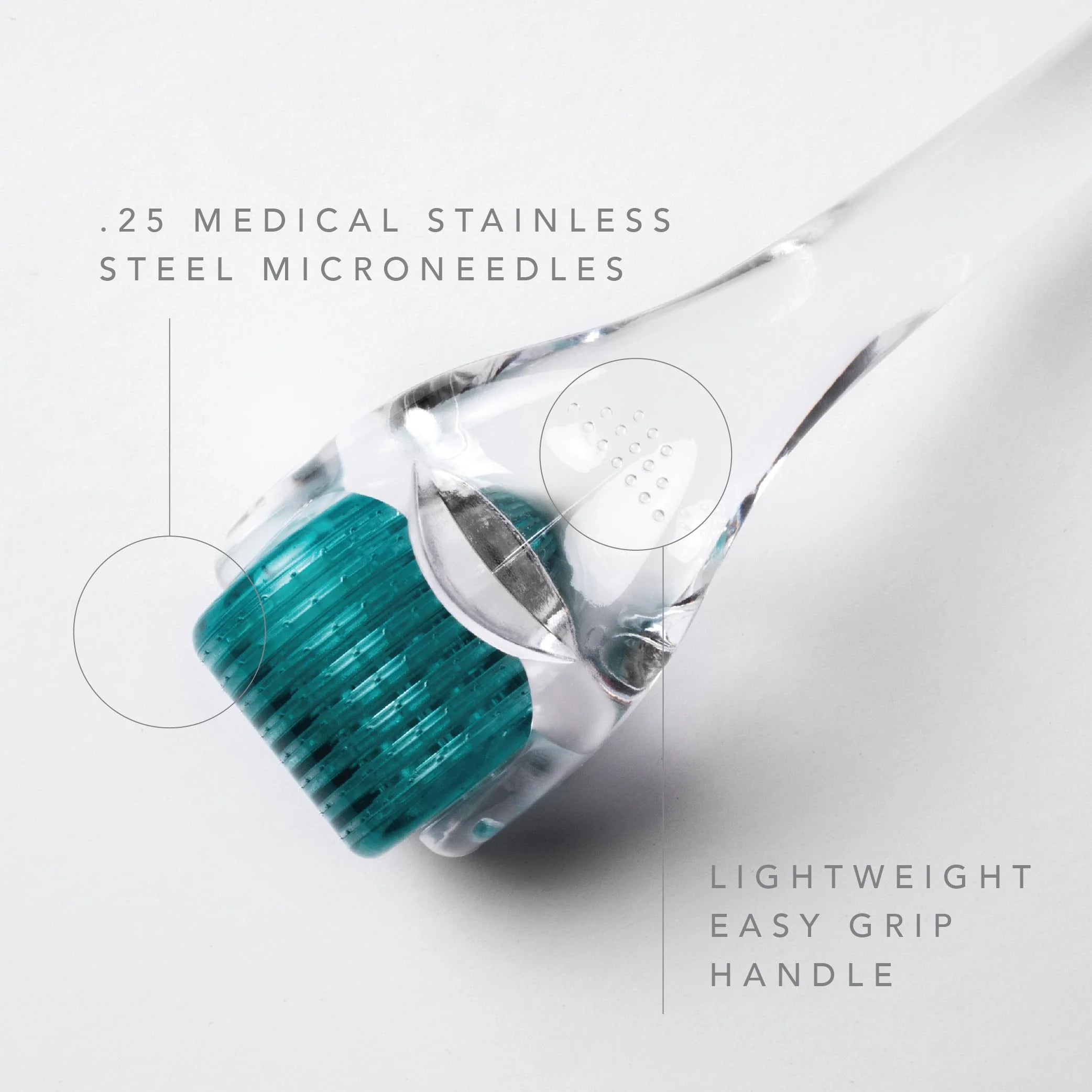 GLOW ROLLER™ Hair Growth Derma Roller – Microneedling for Thicker Hair - The Glow Roller