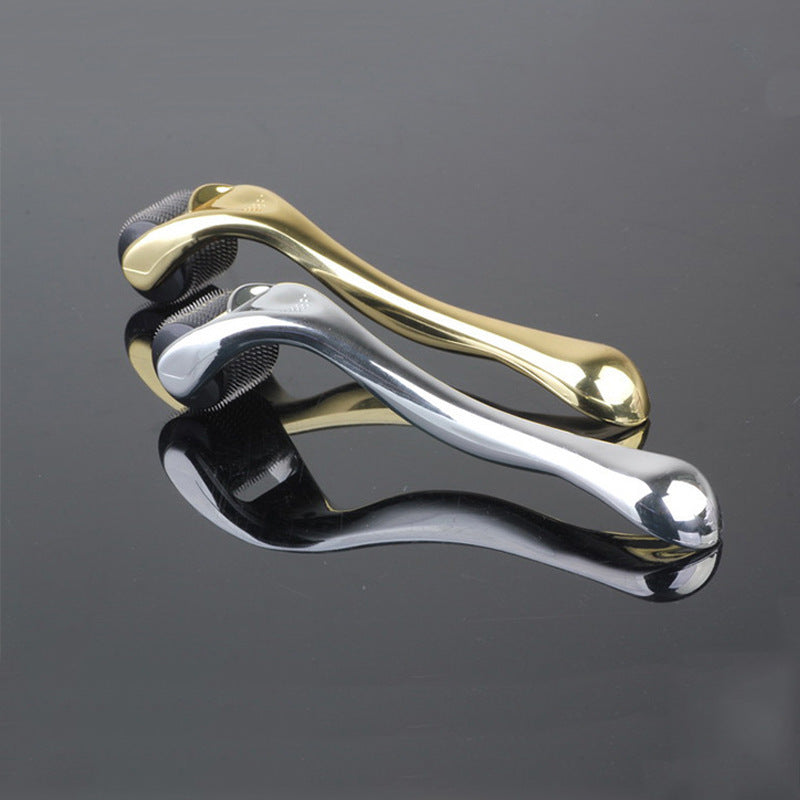 GLOW ROLLER™ 540 Gold Titanium Derma Roller – Premium Microneedling Tool - The Glow Roller