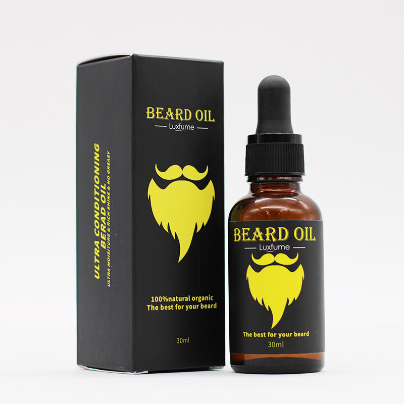 GLOW ROLLER™ Luxfume Beard Oil for Men – Beard Growth & Conditioning Serum - The Glow Roller