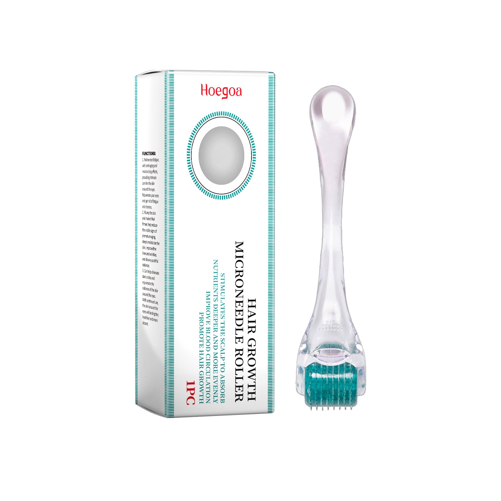 GLOW ROLLER™ Hair Growth Derma Roller – Microneedling for Thicker Hair - The Glow Roller